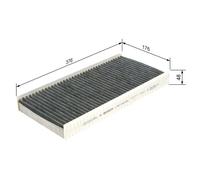BOSCH 1 987 432 406 Pollen filter