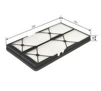 Bosch Car Cabin Filter M2044 - 1987432044