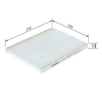 Bosch Cabin Air Filter (Pollen Filter) fits Perodua Viva 2007-2014 0.8