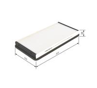 Bosch Car Cabin Filter M2200 - 1987432200