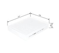 BOSCH Cabin Filter for BMW 320 1997cc i Touring xDrive 2.0 Mar 2013 to Mar 2015