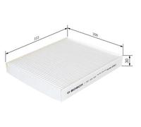 Bosch Car Cabin Filter M2053 - 1987432053