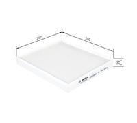 Bosch M5087 - Cabin Filter Standard