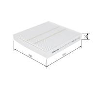 BOSCH Cabin Filter for Mitsubishi Lancer EVO X 2.0 Litre June 2008 to June 2015