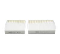 Bosch M2136 Standard Cabin Filter, Replacement Filters - Filters Pollen and Dust for Cleaner Air Inside the Vehicle Set of 2 Filters