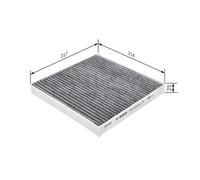 Bosch R5544 Activated Carbon Cabin Filter, Replacement Filter - Against Unpleasant Smells, Pollen and Dust for Cleaner Air Inside the Vehicle