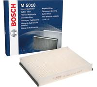 Bosch M5018 Standard Cabin Filter, Replacement Filter - Filters Pollen and Dust for Cleaner Air Inside the Vehicle