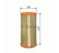 Bosch Car Air Filter S3307 - 1457433307 - Fits Fiat Doblo (1.6, 1.9D)