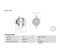 BOSCH 0 986 080 220 Alternator