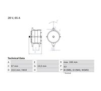 BOSCH 0 986 039 490 Alternator