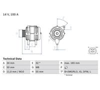 Alternator 0986082350 Bosch 270600T050 270600T051 2706037050 2706037051 Quality