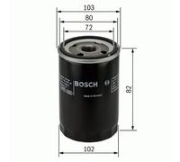 Bosch Oil Filter 0 986 452 030 Spin-on for Toyota Starlet, Corolla Compact