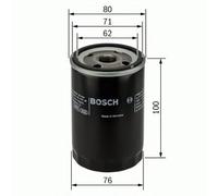 Bosch Oil Filter P3342 (0451103342 / LPX100590) - fits Land Rover Defender L316 2.5D 1998-2007