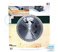 Bosch 1x Circular Saw Blade Special (for Wood, Non-Ferrous Metals, Plastic, Ø 170 x 2.5/1.8 x 20/16 mm, 48 Teeth, FT, with 1x Reduction ring 16 mm, Accessories for Circular Saws)