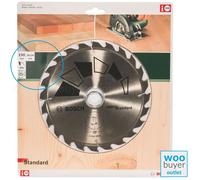 Bosch 1x Circular Saw Blade Standard (for Wood, Ø 190 x 2.2/1.5 x 30/24 mm, 24 Teeth, ATB, with 1x Reduction ring 24 mm, Accessories for Circular Saws)