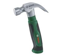 Bosch Claw Hammer 225g / 8oz (Stubby; Hard Striking Surface; Robust High-Carbon Steel; V-Shaped Claw; Comfortable Softgrip Handle with Fibreglass Core; Low Vibration