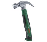Bosch Claw Hammer 340g / 12oz (Large Striking Surface; Robust High-Carbon Steel; V-Shaped Claw; Comfortable Softgrip Handle with Fibreglass Core; Low Vibration)