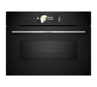 Bosch CMG778NB1 Series 8 Black Compact Oven with Microwave Function