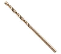 BOSCH CO2135B 1-Piece 1/8 In. x 2-3/4 In. Cobalt M42 Metal Drill Bit with Three-Flat Shank for Drilling Applications in Stainless Steel, Cast Iron, Titanium, Light-Gauge Metal, Aluminum