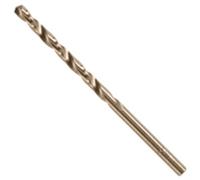 BOSCH CO2137B 1-Piece 5/32 In. x 3-1/8 In. Cobalt M42 Metal Drill Bit with Three-Flat Shank for Drilling Applications in Stainless Steel, Cast Iron, Titanium, Light-Gauge Metal, Aluminum