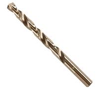 BOSCH CO2151B 1-Piece 3/8 in. x 5 in. Cobalt M42 Metal Drill Bit with Three-Flat Shank for Drilling Applications in Stainless Steel, Cast Iron, Titanium, Light-Gauge Metal, Aluminum