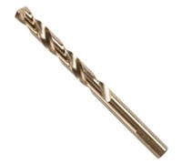 BOSCH CO2155B 1-Piece 7/16 in. x 5-1/2 in. Cobalt M42 Metal Drill Bit with Three-Flat Shank for Drilling Applications in Stainless Steel, Cast Iron, Titanium, Light-Gauge Metal, Aluminum
