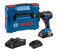 Bosch Professional 18V System Cordless Combi Drill GSB 18V-55 (incl. 2X ProCORE18V 4.0Ah Batteries, Charger 18V-40, L-BOXX 136)