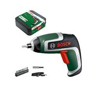 Bosch Compact Cordless Screwdriver IXO (7th Generation, 3.6 V / 2.0 Ah, 5.5 Nm, Micro-USB Cable, Compatible with IXO Collection adapters, up to 190 Screws, Suitcase)