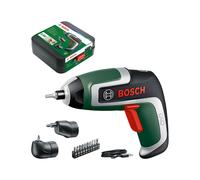 Bosch Compact Cordless Screwdriver IXO (7th Generation; 3.6V; 2.0Ah; 5.5Nm; Set in ngle-Screw and Off-Set Angle Attachments; Screws up to 190 Scr