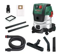 Bosch Corded Vacuum Cleaner PAS20-220P (Extension Pipes (Plastic), Suction Hose 2.2 m, Handle/Elbow Pipe, Floor and Crevice nozzles, Fleece Bag (Uni), Flat Pleated Filter, UniversalAdapter)