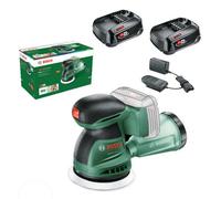 Bosch Cordless 18V Random Orbit Sander Easyorbit 18V-10 + X2 1.5Ah Battery Kit - Bosch Power For All