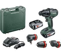 Bosch Cordless Combi Drill AdvancedImpact 18 (2X Batteries, 18 Volt System, 3 Attachments, in Carrying Case)