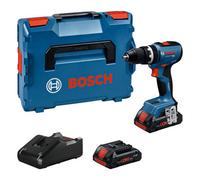 Bosch Professional 18V System Cordless Drill Driver GSB 18V-65 (Brushless Motor, Head Length 175, incl. 2X ProCORE18V 4.0Ah Batteries, Charger GAL 18V-40, L-BOXX)
