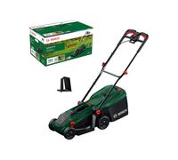 Bosch Cordless Lawn Mower ROTAK18V-32 (Cutting Width: 32 cm, Height of Cut: 25-65 mm, 35 l Fabric Grass Bag, Mulch plug, without Battery)