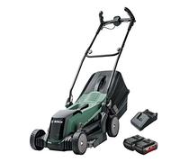 Bosch Cordless Lawnmower EasyRotak 36-550 (2 x 36 Volt 2.0 Ah Batteries, Brushless Motor, Cutting Width: 37 cm, Lawns up to 550 m2, Height of Cut: 25-70 mm, Weight: 15 kg, in Carton Packaging)