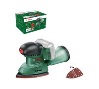 Bosch Cordless Multi Sander EasySander 18V-8 (Without Battery; 18 Volt System; for DIY Woodworking; 3x Sanding Sheets; 20x Sanding Papers; in Carton P