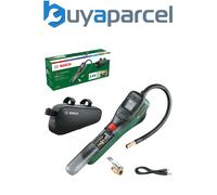 Bosch Electric Bike Pump/Air Pump/Mini Compressor EasyPump (3.0 Ah battery; 3.6 Volt; Autostop function; 150 PSI; 10.3 bar; LED; recharge via USB-C cable, 3x Adapter; Quick Connect Plug, Bicycle Bag)