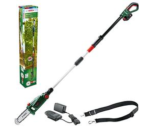 Bosch cordless pole saw UniversalChainPole 18 (battery, charger, cardboard box, 18-volt system, 2.5 Ah)