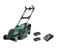 Bosch cordless, powerful lawnmower AdvancedRotak 36V-40-650 (for mowing the lawn; 36V system; Cutting width: 40 cm; tool kit, with battery and charger)