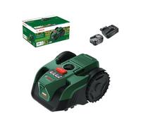 Bosch Cordless Robot Lawn Mower VISIMOW18V-100 (For Lawns up to 100 m², Cutting Width: 16 cm, Height of Cut: 20-60 mm, incl Battery and Charger)