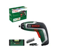 Bosch Cordless Screwdriver IXO Spirit Level Set (7th Generation; 3.6V; 2.0Ah; 5.5Nm; Set Including Mini Spirit Level with Micro USB Cable; Screws up to 190 Screws; Boxed)