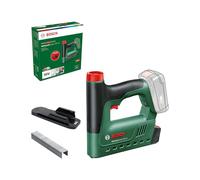 Bosch Cordless Stapler/Staple Gun UniversalTacker 18V-14 (Stapling in Soft and Hard Wood; for Staples and Nails; Bottom Fire; Paper Distance; 1000 Fine Wire Staples; Without Battery)