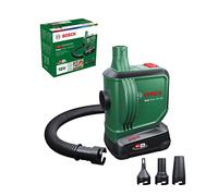 Bosch Home and Garden Cordless Air Pump/Air Pump for Air Mattress EasyInflate 18V-500 (1x 2.0Ah Battery; 18 Volt System; Inflate or Deflate Airbeds, Paddling Pools and Other Toys; in Carton Packaging)