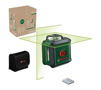 Bosch Cross line Laser UniversalLevel 360 (Vertical + Horizontal Laser Lines incl. 360° for Alignment Throughout The Entire Room, in E-Commerce Cardboard Box)