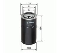 Bosch Cv Fuel Filter HGV Diameter 108mm 1457429681