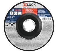 BOSCH CWX27M500-25-Piece 5 in. x .098 in. X-Lock Arbor Type 27A (ISO 42) 30 Grit Metal Cutting and Grinding Abrasive Wheel