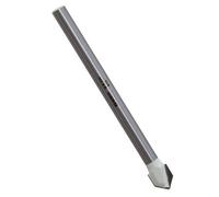Bosch Cylindrical Shank Ceramic Tile Drill Bit Silver (80mm X 8mm)