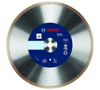 BOSCH DB1069 10 In. Rapido Premium Continuous Rim Diamond Blade with 5/8 In. Arbor for Wet Cutting Applications in Glass Tile, Ceramic Tile