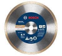 BOSCH DBC0701 7 in. Continuous Rim Diamond Wheel | Precise Cuts, Smooth Finish | Ceramic Tile, Slate, Porcelain, Marble | Tile Saw