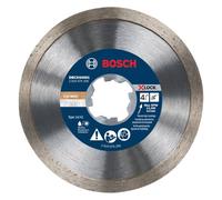 BOSCH DBCX04501 4-1/2 in. X-Lock Continuous Rim Diamond Wheel | 5X Faster Change, Precise Cuts | Ceramic Tile, Slate, Porcelain, Marble | X-Lock & Standard Angle Grinders